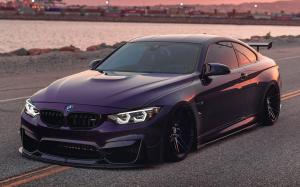 BMW M4 Coupe Daytona Violet Paint 2018 года